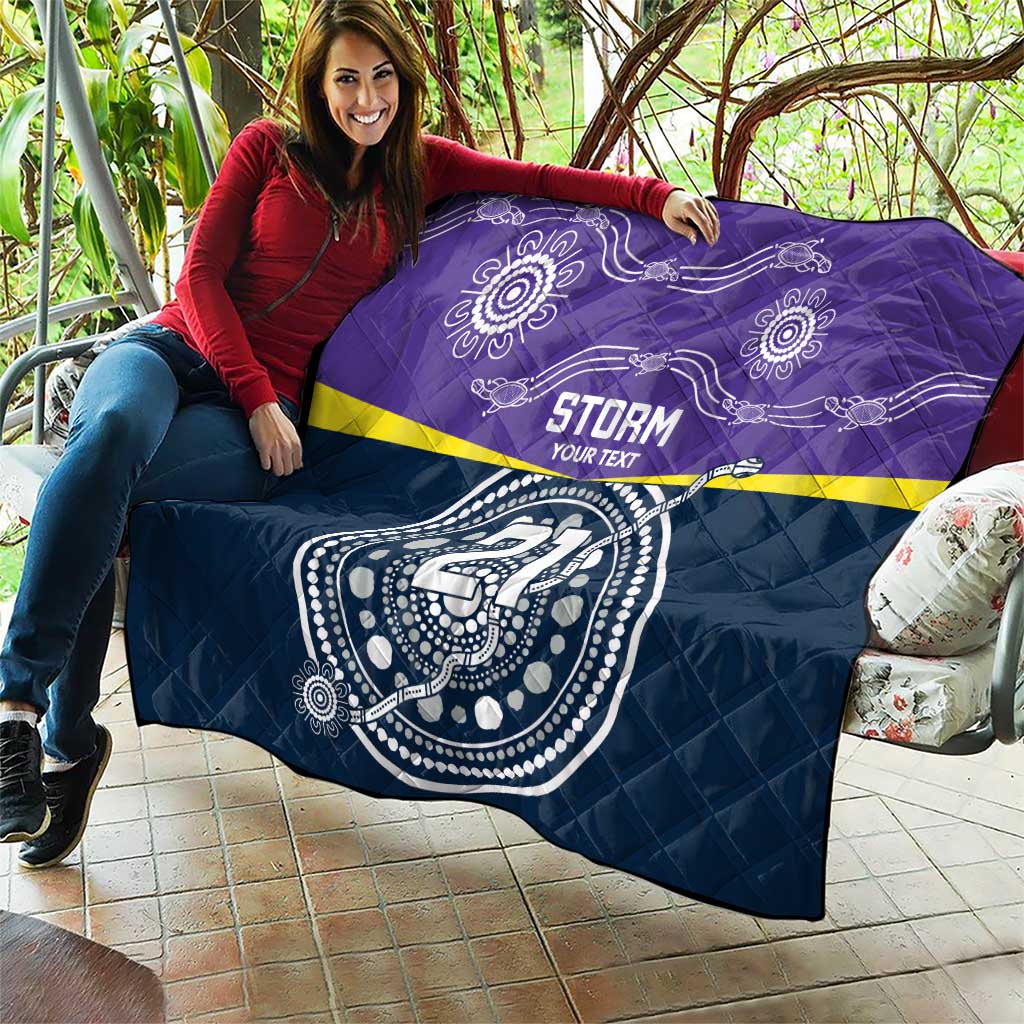Custom Storm Spirit Quilt Road to Glory Indigenous Aboriginal - Aussie Hoodie