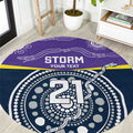 Custom Storm Spirit Round Carpet Road to Glory Indigenous Aboriginal - Aussie Hoodie
