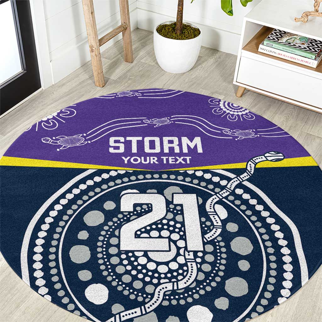 Custom Storm Spirit Round Carpet Road to Glory Indigenous Aboriginal - Aussie Hoodie