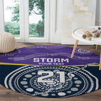 Custom Storm Spirit Round Carpet Road to Glory Indigenous Aboriginal - Aussie Hoodie