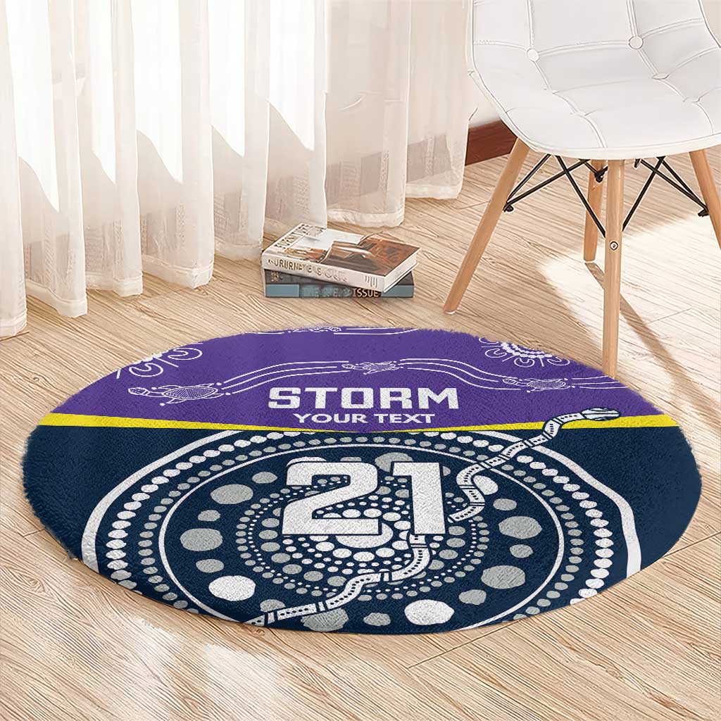 Custom Storm Spirit Round Carpet Road to Glory Indigenous Aboriginal - Aussie Hoodie