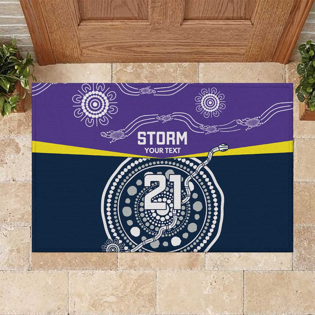Custom Storm Spirit Rubber Doormat Road to Glory Indigenous Aboriginal - Aussie Hoodie
