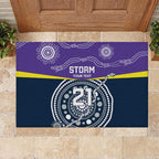 Custom Storm Spirit Rubber Doormat Road to Glory Indigenous Aboriginal - Aussie Hoodie