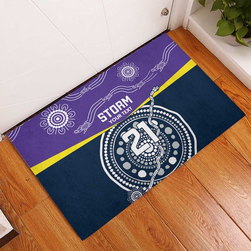 Custom Storm Spirit Rubber Doormat Road to Glory Indigenous Aboriginal - Aussie Hoodie