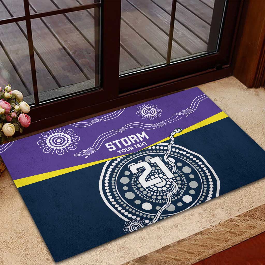 Custom Storm Spirit Rubber Doormat Road to Glory Indigenous Aboriginal - Aussie Hoodie
