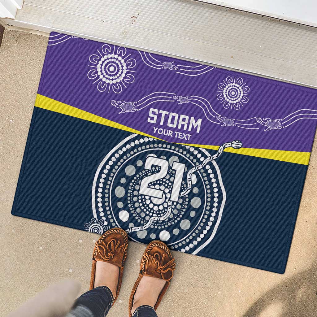 Custom Storm Spirit Rubber Doormat Road to Glory Indigenous Aboriginal - Aussie Hoodie
