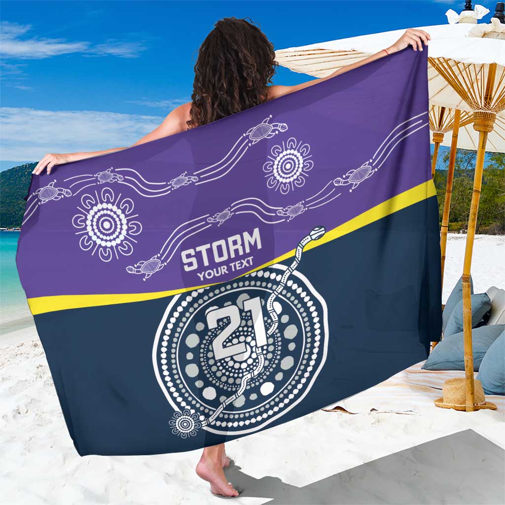 Custom Storm Spirit Sarong Road to Glory Indigenous Aboriginal - Aussie Hoodie
