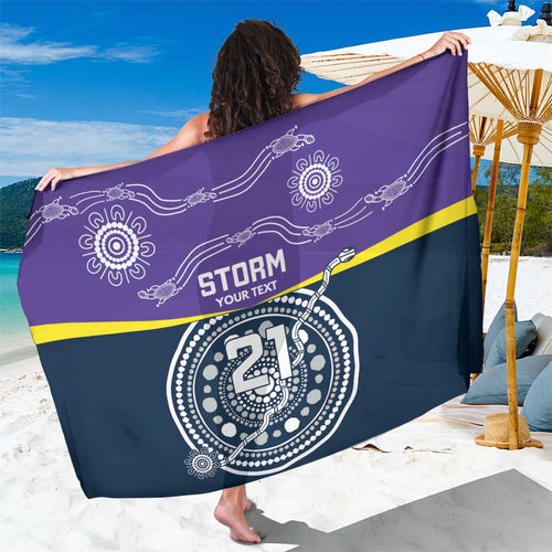 Custom Storm Spirit Sarong Road to Glory Indigenous Aboriginal - Aussie Hoodie