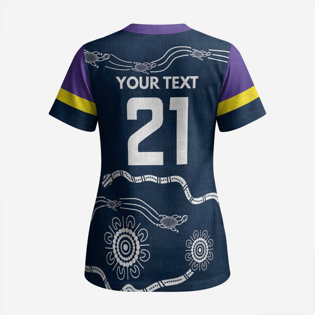 Custom Storm Spirit Scrub Top Road to Glory Indigenous Aboriginal - Aussie Hoodie