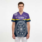 Custom Storm Spirit Scrub Top Road to Glory Indigenous Aboriginal - Aussie Hoodie