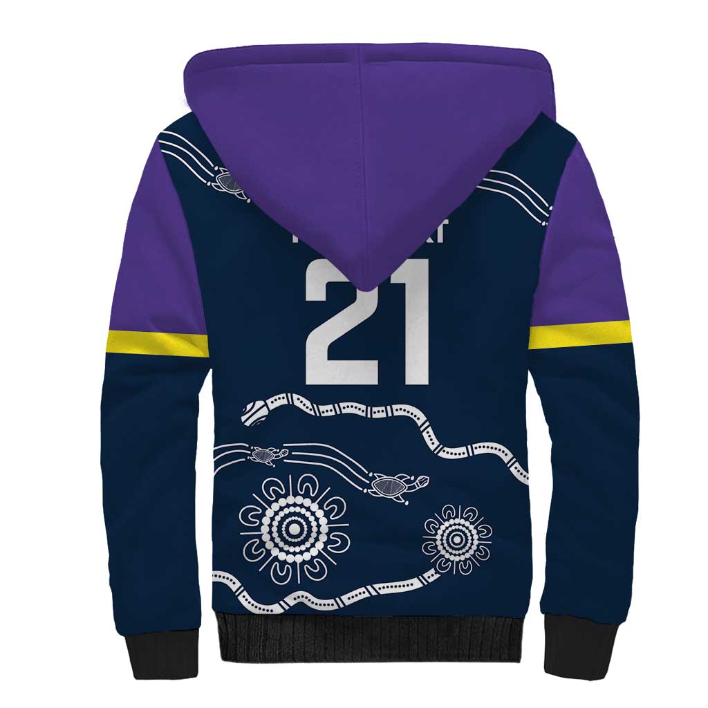 Custom Storm Spirit Sherpa Hoodie Road to Glory Indigenous Aboriginal - Aussie Hoodie