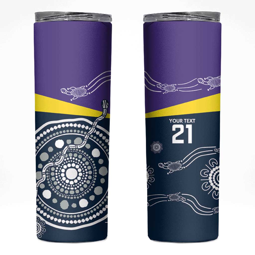 Custom Storm Spirit Skinny Tumbler Road to Glory Indigenous Aboriginal - Aussie Hoodie