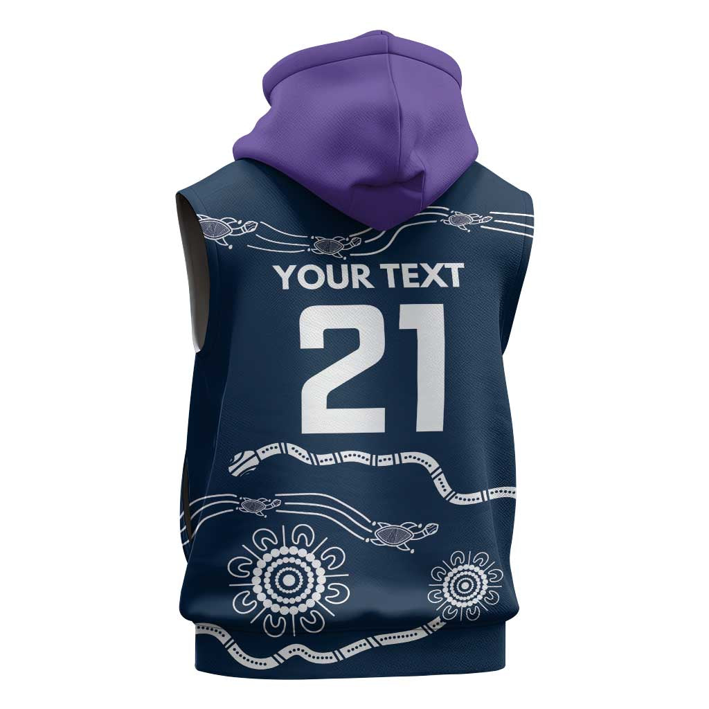 Custom Storm Spirit Sleeveless Hoodie Road to Glory Indigenous Aboriginal - Aussie Hoodie