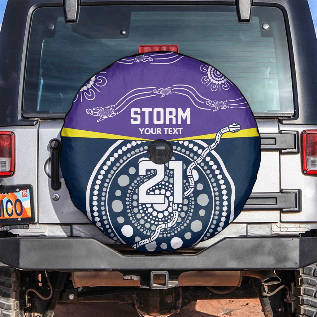 Custom Storm Spirit Spare Tire Cover Road to Glory Indigenous Aboriginal - Aussie Hoodie