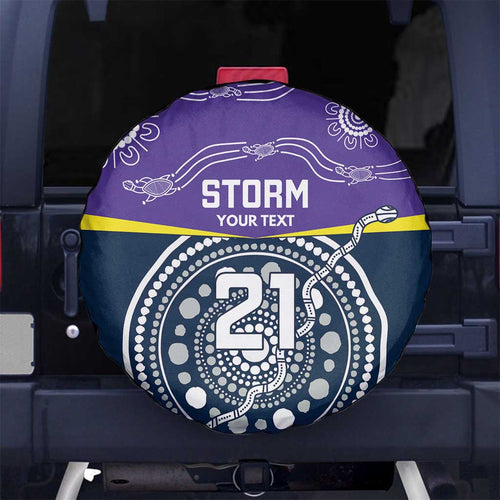 Custom Storm Spirit Spare Tire Cover Road to Glory Indigenous Aboriginal - Aussie Hoodie