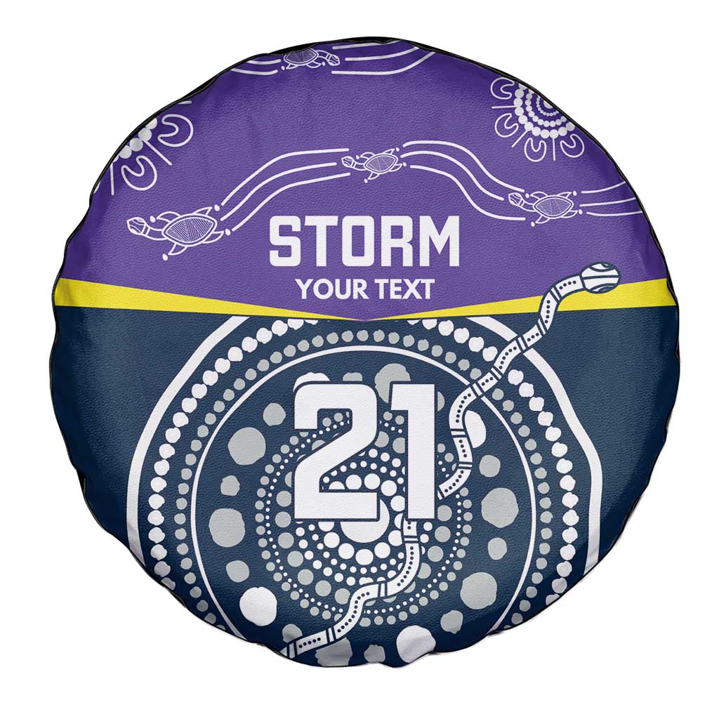 Custom Storm Spirit Spare Tire Cover Road to Glory Indigenous Aboriginal - Aussie Hoodie