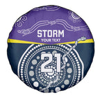 Custom Storm Spirit Spare Tire Cover Road to Glory Indigenous Aboriginal - Aussie Hoodie