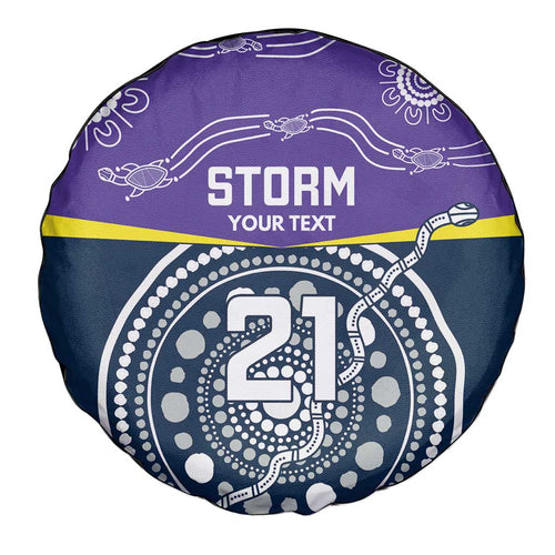 Custom Storm Spirit Spare Tire Cover Road to Glory Indigenous Aboriginal - Aussie Hoodie