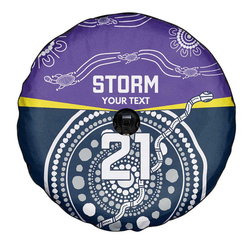 Custom Storm Spirit Spare Tire Cover Road to Glory Indigenous Aboriginal - Aussie Hoodie