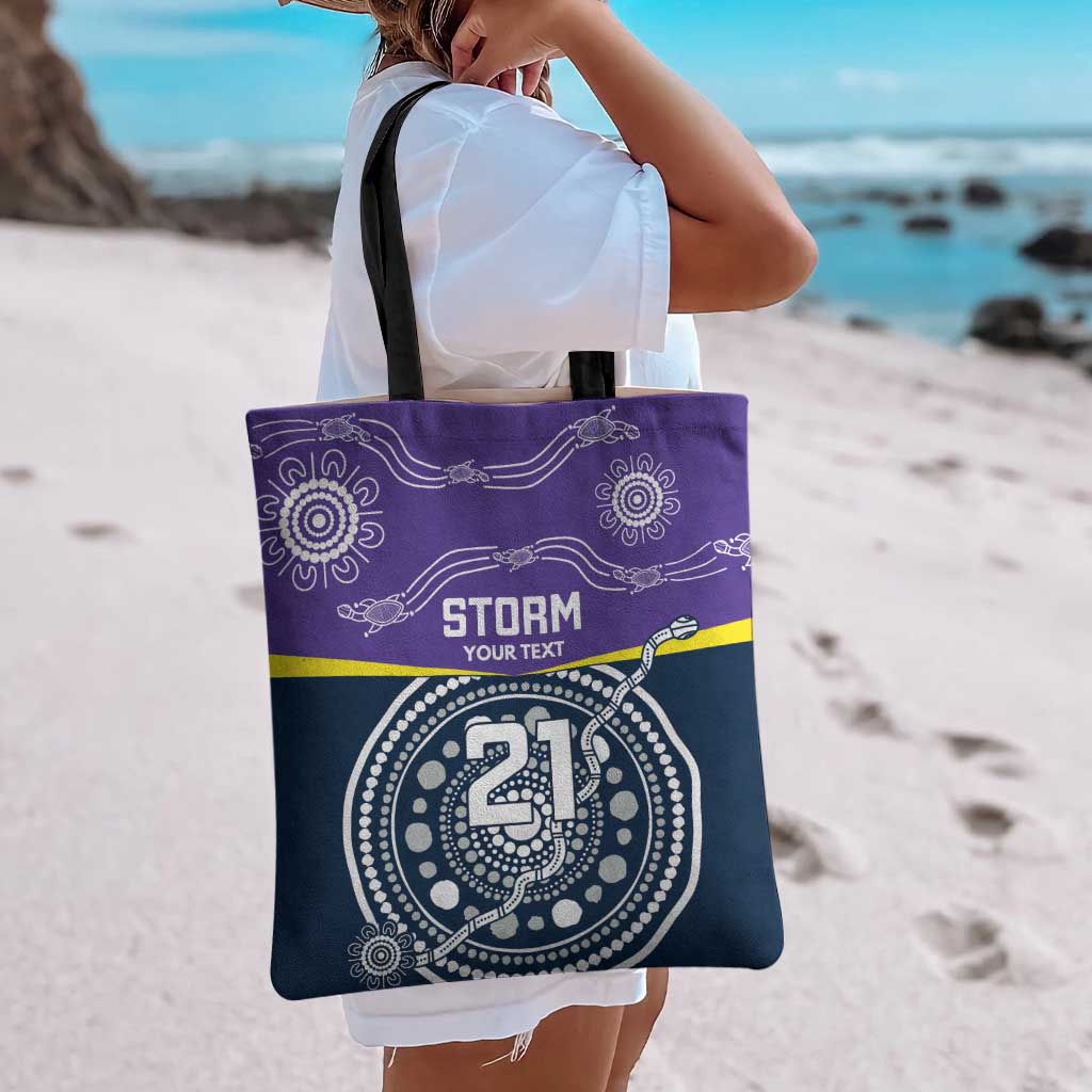 Custom Storm Spirit Tote Bag Road to Glory Indigenous Aboriginal - Aussie Hoodie