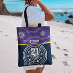 Custom Storm Spirit Tote Bag Road to Glory Indigenous Aboriginal - Aussie Hoodie