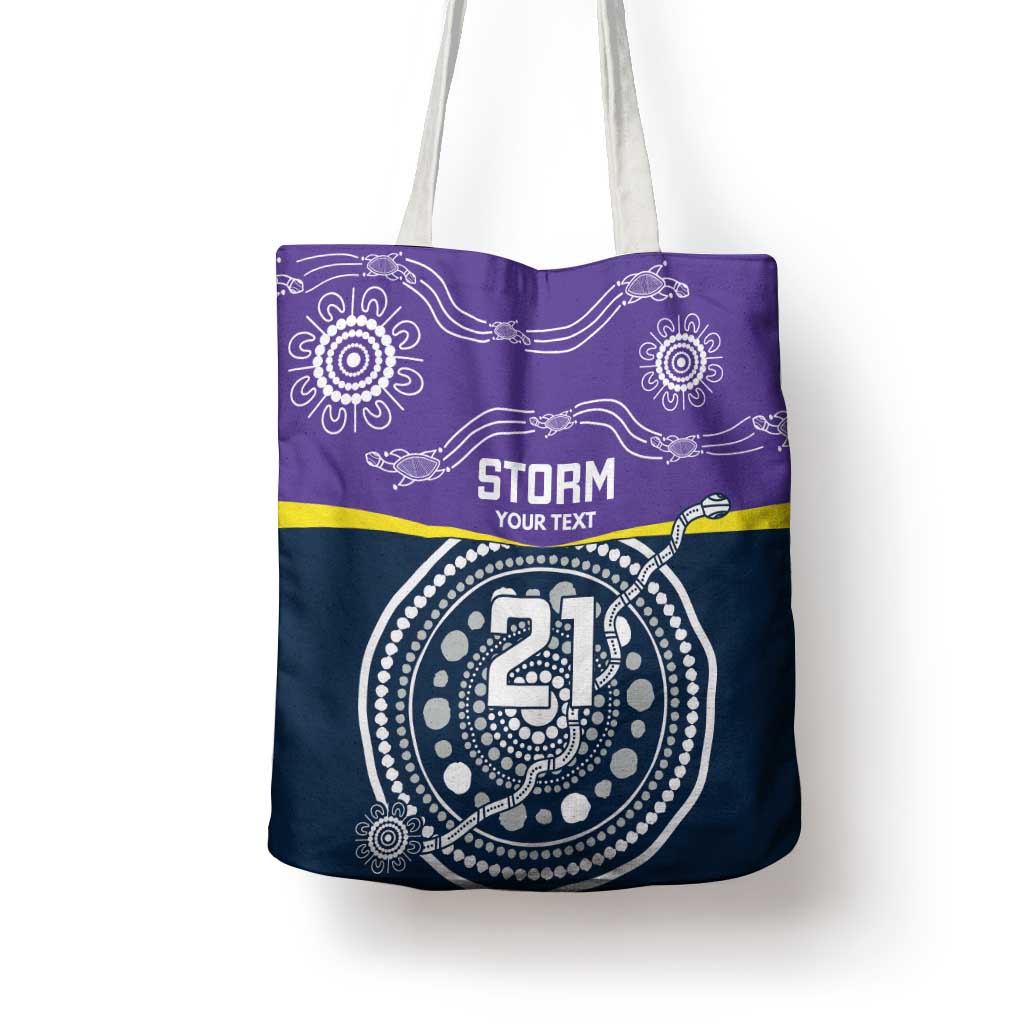 Custom Storm Spirit Tote Bag Road to Glory Indigenous Aboriginal - Aussie Hoodie