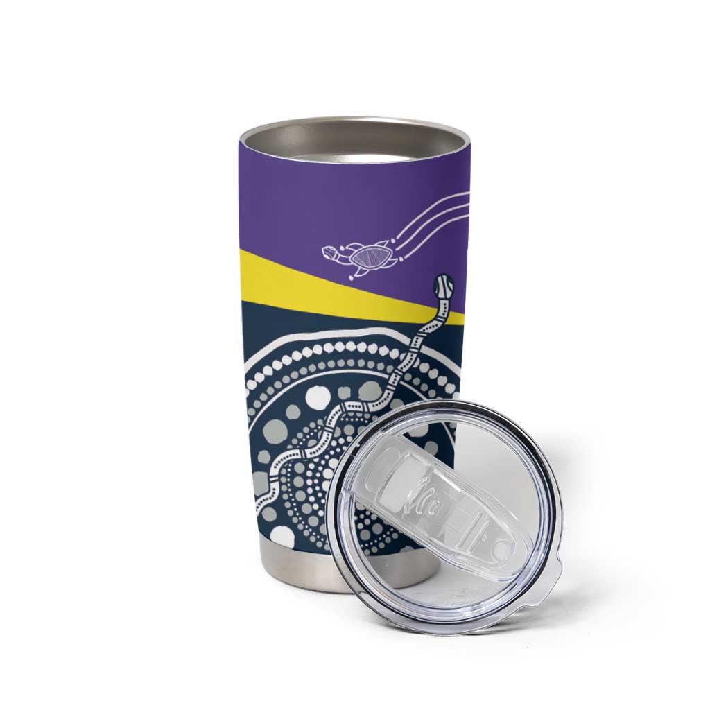 Custom Storm Spirit Tumbler Cup Road to Glory Indigenous Aboriginal - Aussie Hoodie