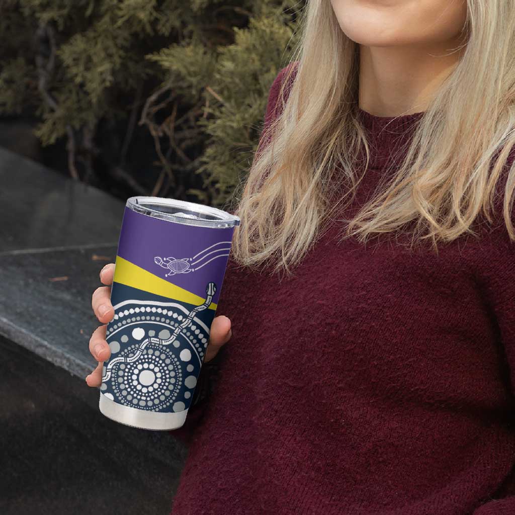 Custom Storm Spirit Tumbler Cup Road to Glory Indigenous Aboriginal - Aussie Hoodie