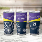 Custom Storm Spirit Tumbler Cup Road to Glory Indigenous Aboriginal - Aussie Hoodie