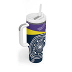 Custom Storm Spirit Tumbler With Handle Road to Glory Indigenous Aboriginal - Aussie Hoodie