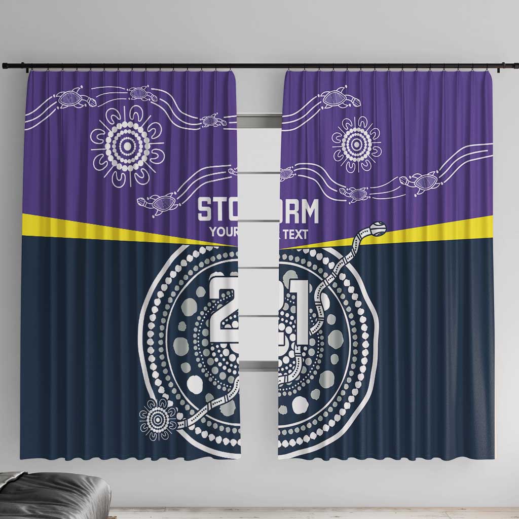 Custom Storm Spirit Window Curtain Road to Glory Indigenous Aboriginal - Aussie Hoodie