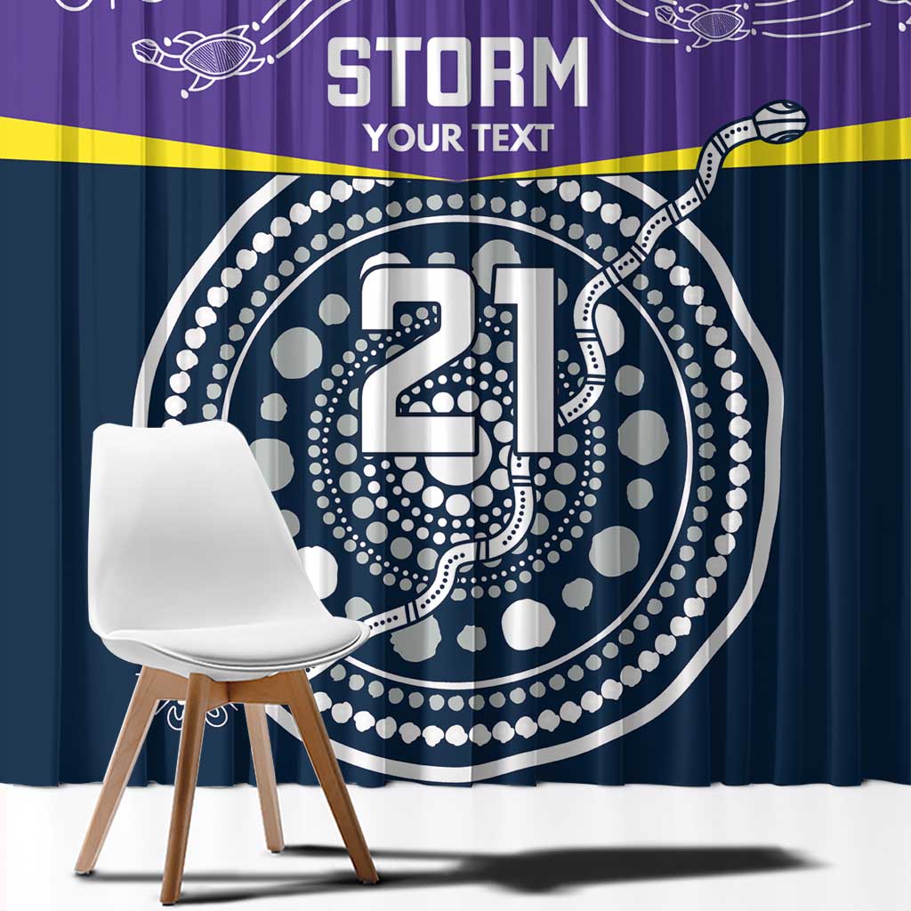 Custom Storm Spirit Window Curtain Road to Glory Indigenous Aboriginal - Aussie Hoodie