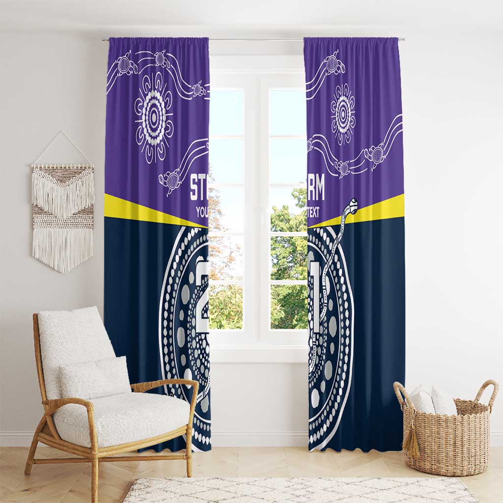 Custom Storm Spirit Window Curtain Road to Glory Indigenous Aboriginal - Aussie Hoodie