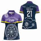Custom Storm Spirit Women Polo Shirt Road to Glory Indigenous Aboriginal - Aussie Hoodie