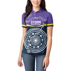 Custom Storm Spirit Women Polo Shirt Road to Glory Indigenous Aboriginal - Aussie Hoodie