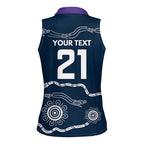 Custom Storm Spirit Women Sleeveless Polo Shirt Road to Glory Indigenous Aboriginal - Aussie Hoodie