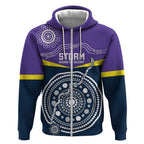 Custom Storm Spirit Zip Hoodie Road to Glory Indigenous Aboriginal - Aussie Hoodie