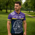 Custom Storm Spirit Zipper Polo Shirt Road to Glory Indigenous Aboriginal - Aussie Hoodie
