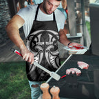 Maori Rugby Custom Ngaru Mangopare Apron Black Whetu Niho Taniwha Motif