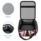 Maori Rugby Custom Ngaru Mangopare Lunch Bag Black Red Whetu Niho Taniwha Motif