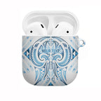 Maori Rugby Custom Ngaru Mangopare AirPods Case Kahui Whetu Niho Taniwha Motif