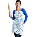 Maori Rugby Custom Ngaru Mangopare Apron Kahui Whetu Niho Taniwha Motif