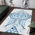 Maori Rugby Custom Ngaru Mangopare Area Rug Kahui Whetu Niho Taniwha Motif