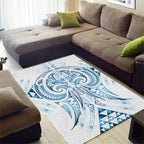 Maori Rugby Custom Ngaru Mangopare Area Rug Kahui Whetu Niho Taniwha Motif
