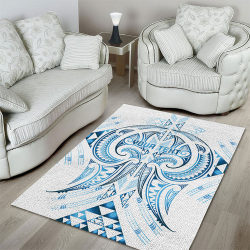 Maori Rugby Custom Ngaru Mangopare Area Rug Kahui Whetu Niho Taniwha Motif