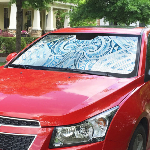 Maori Rugby Custom Ngaru Mangopare Auto Sun Shade Kahui Whetu Niho Taniwha Motif