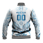Maori Rugby Custom Ngaru Mangopare Baseball Jacket Kahui Whetu Niho Taniwha Motif