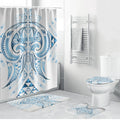 Maori Rugby Custom Ngaru Mangopare Bathroom Set Kahui Whetu Niho Taniwha Motif