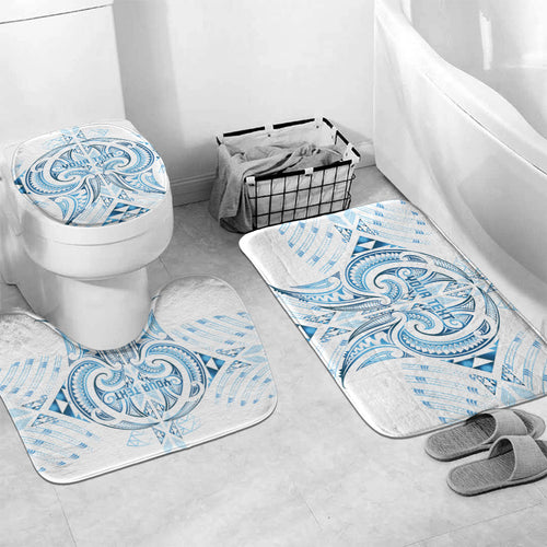 Maori Rugby Custom Ngaru Mangopare Bathroom Set Kahui Whetu Niho Taniwha Motif