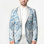 Maori Rugby Custom Ngaru Mangopare Blazer Kahui Whetu Niho Taniwha Motif